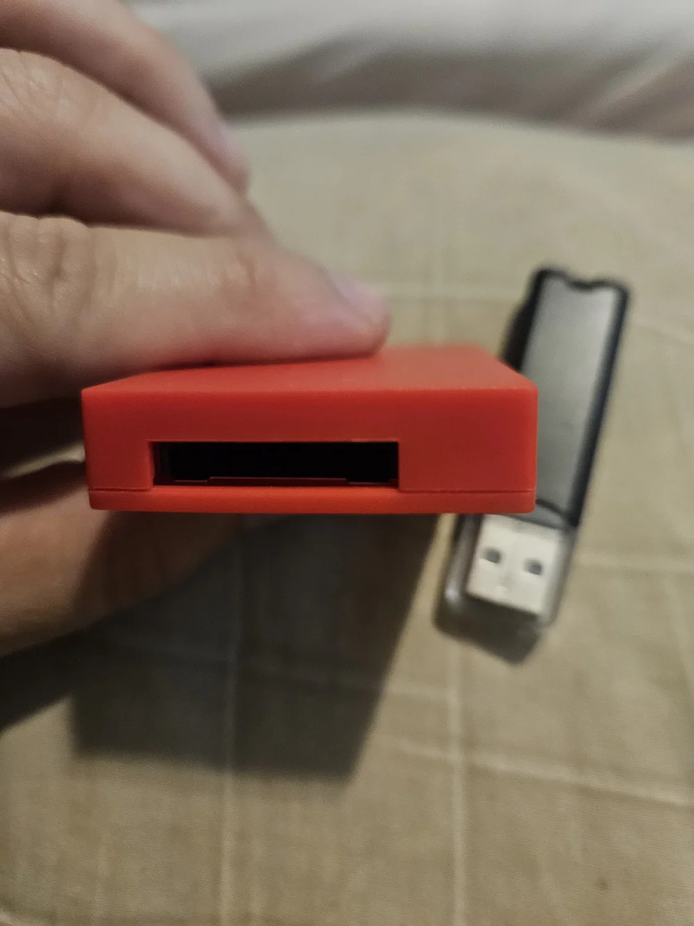 Nintendo Red Portable Memory Card Reader & SDXC USB Adapter Set